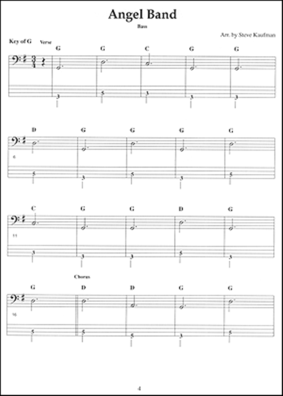 Band in a Book: Gospel Vocal Tunes for Bluegrass Ensemble