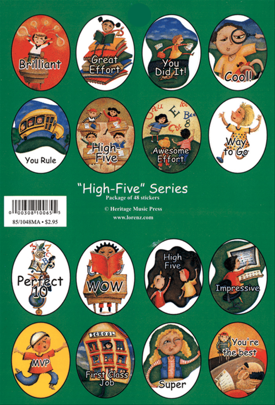 Stickers - High-Five Series Awards & Certificates scores gallery preview page 1