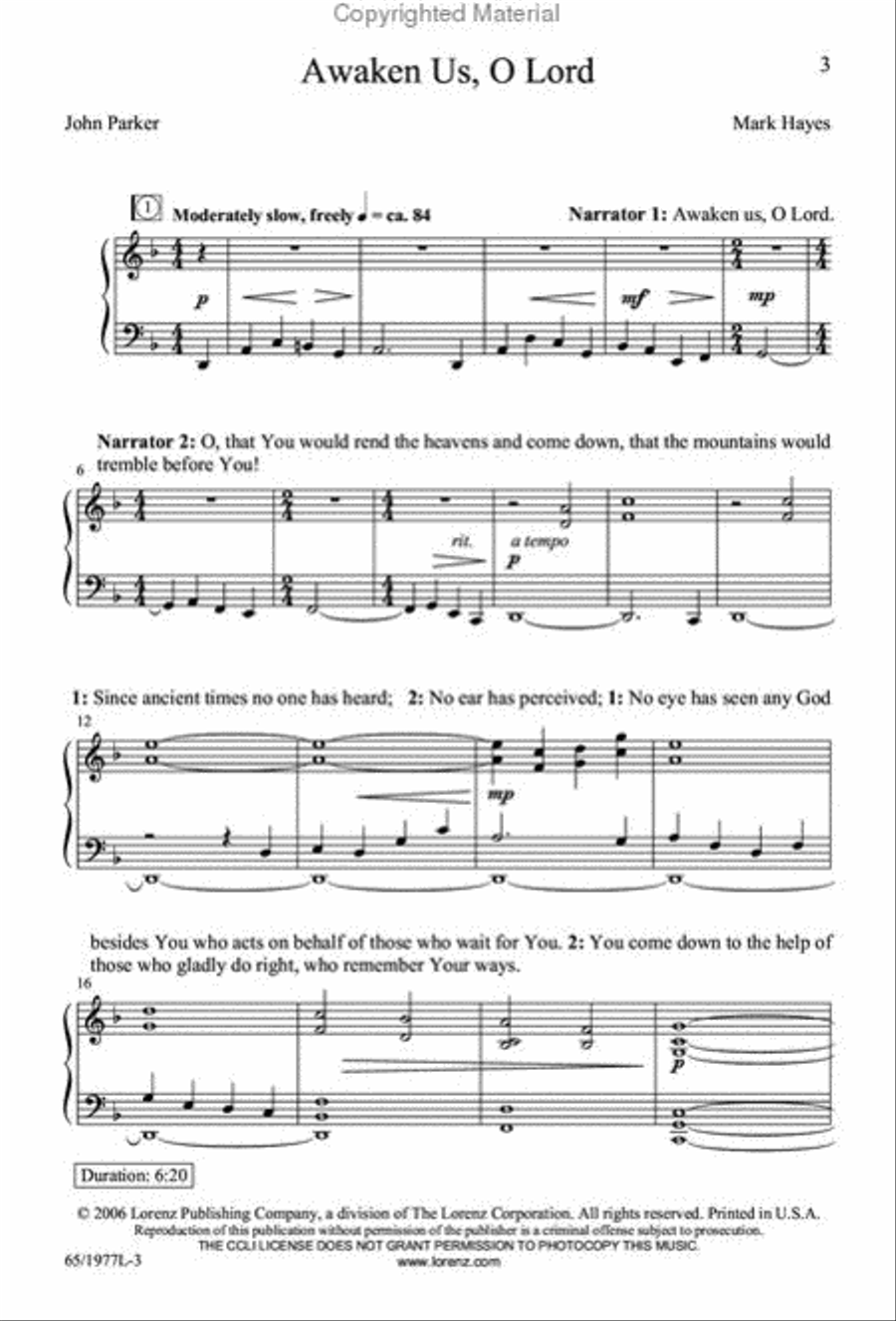 Let Heaven and Nature Sing Gloria! 3-Part scores gallery preview page 2