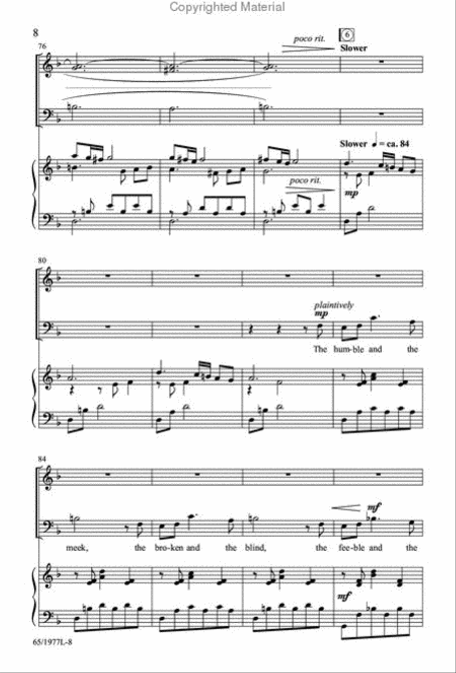 Let Heaven and Nature Sing Gloria! 3-Part scores gallery preview page 7