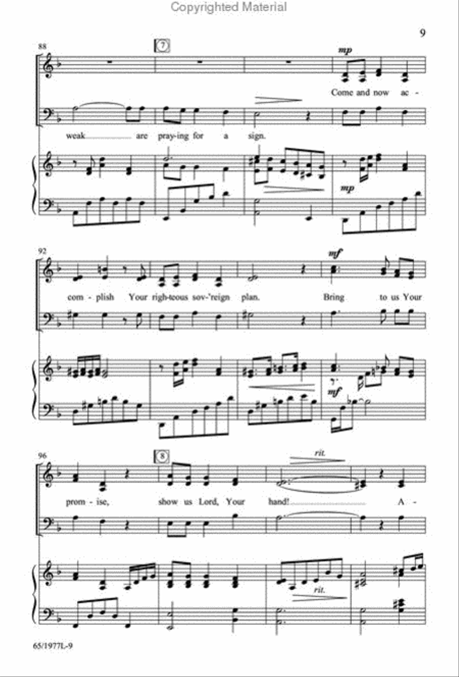 Let Heaven and Nature Sing Gloria! 3-Part scores gallery preview page 8