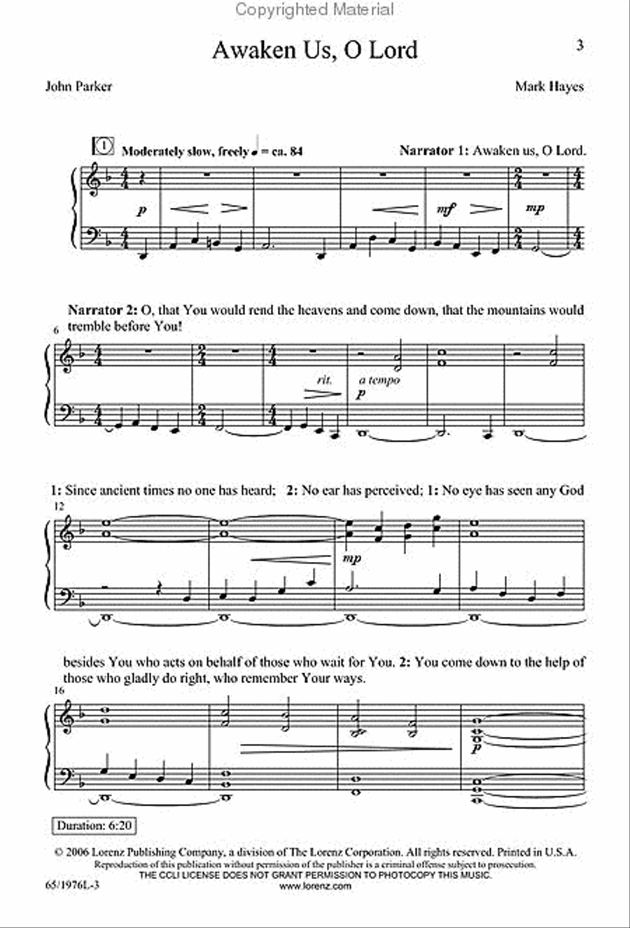 Let Heaven and Nature Sing Gloria! - SATB Score with CD 4-Part scores gallery preview page 2