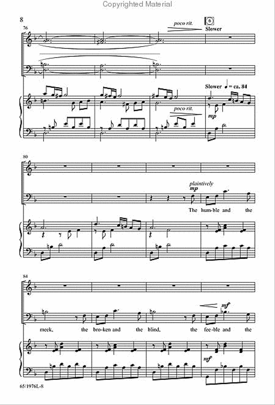Let Heaven and Nature Sing Gloria! - SATB Score with CD 4-Part scores gallery preview page 7