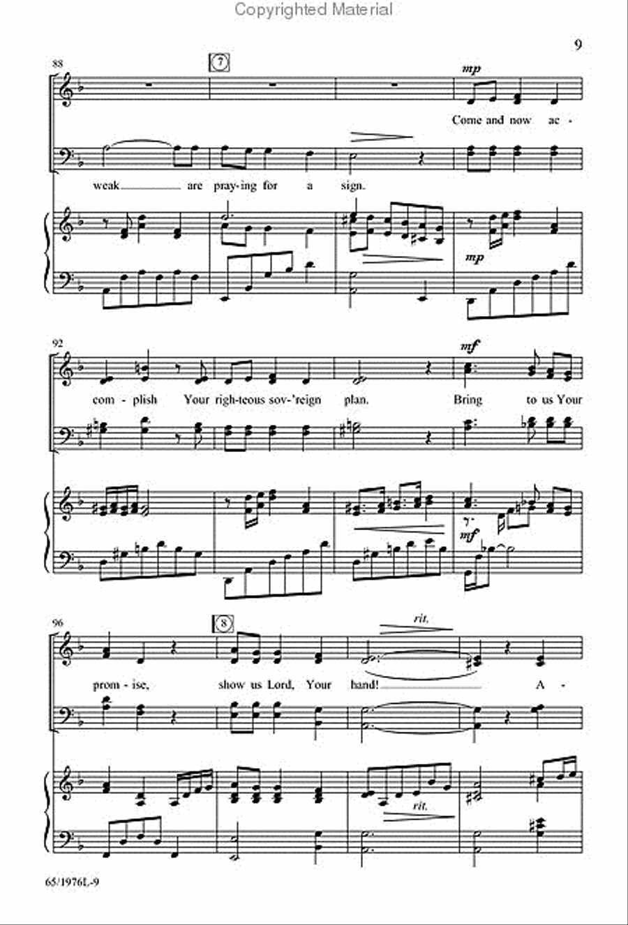 Let Heaven and Nature Sing Gloria! - SATB Score with CD 4-Part scores gallery preview page 8