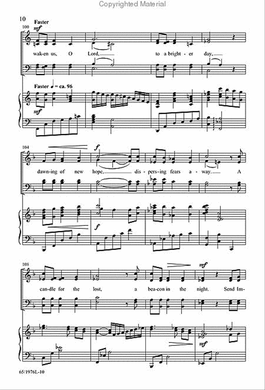 Let Heaven and Nature Sing Gloria! - SATB Score with CD 4-Part scores gallery preview page 9