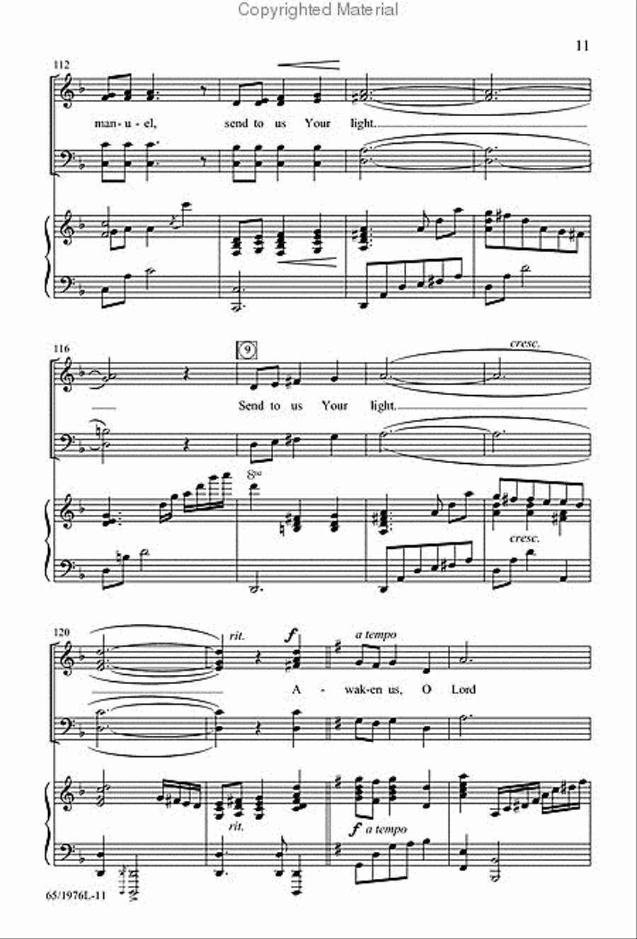 Let Heaven and Nature Sing Gloria! - SATB Score with CD 4-Part scores gallery preview page 10