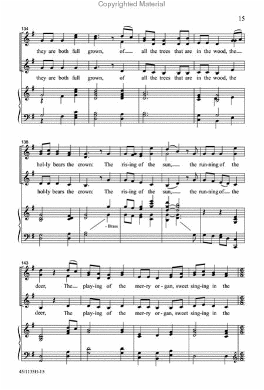 Singable Solutions at Christmas for SSA Choirs SSA scores gallery preview page 14