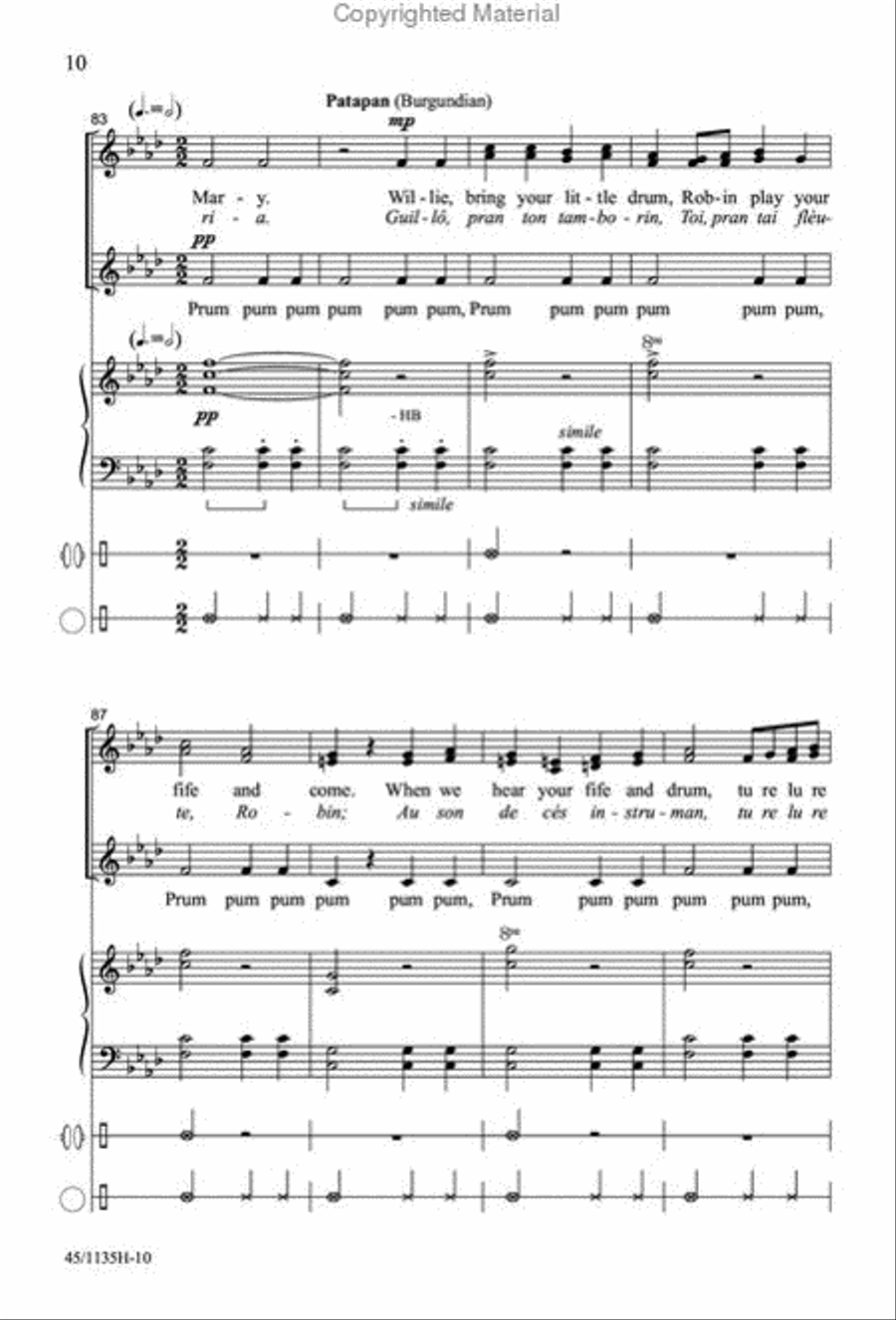 Singable Solutions at Christmas for SSA Choirs SSA scores gallery preview page 9