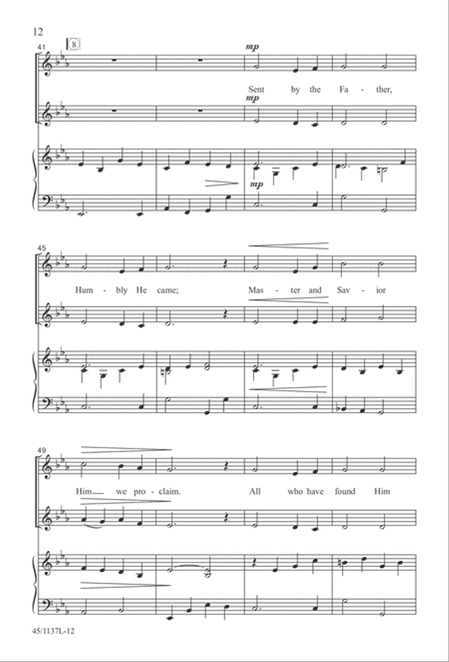Let the Children Sing! Let the Children Sing! Unison Choir scores gallery preview page 13
