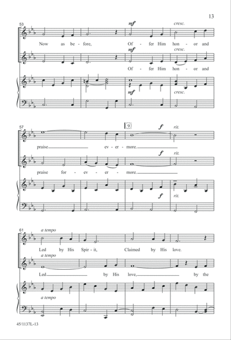 Let the Children Sing! Let the Children Sing! Unison Choir scores gallery preview page 14