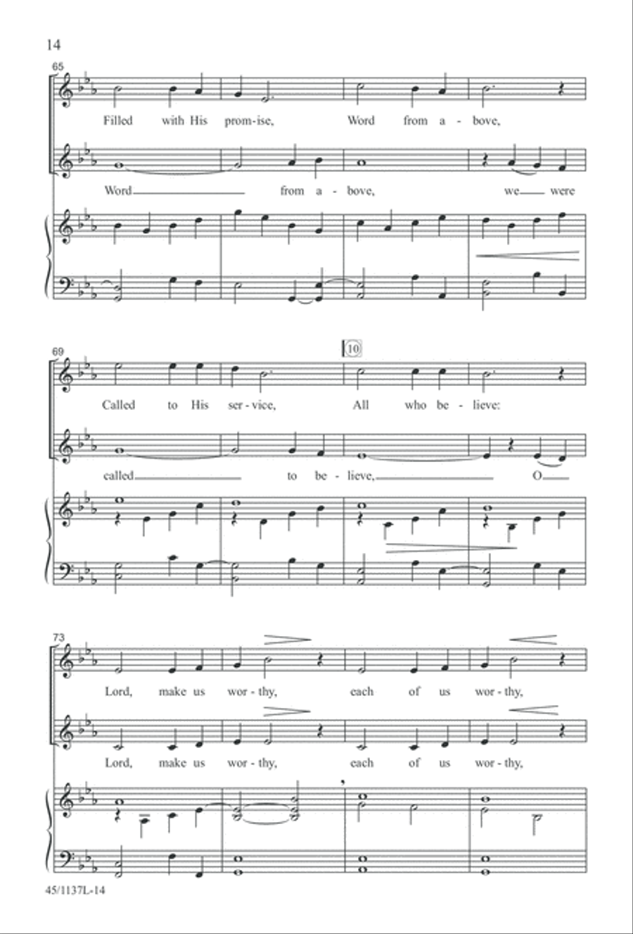 Let the Children Sing! Let the Children Sing! Unison Choir scores gallery preview page 15