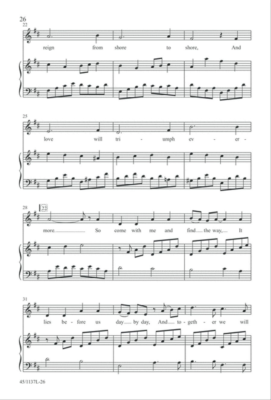 Let the Children Sing! Let the Children Sing! Unison Choir scores gallery preview page 27