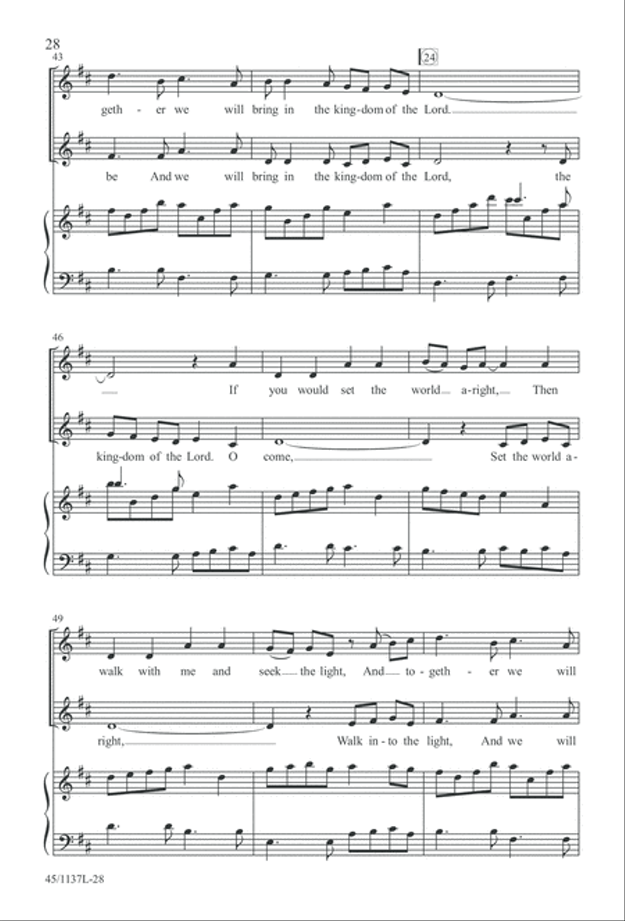 Let the Children Sing! Let the Children Sing! Unison Choir scores gallery preview page 29