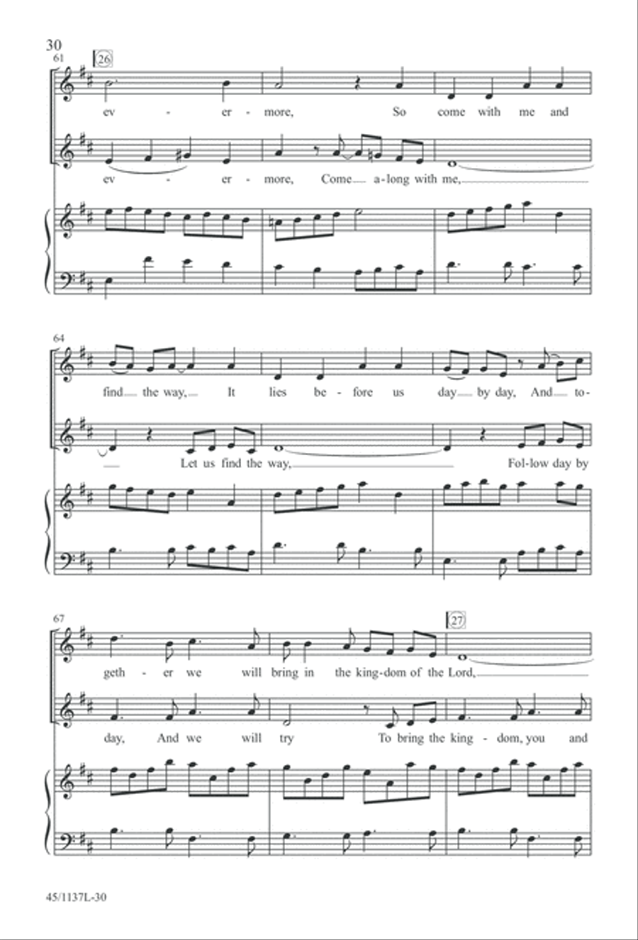 Let the Children Sing! Let the Children Sing! Unison Choir scores gallery preview page 31