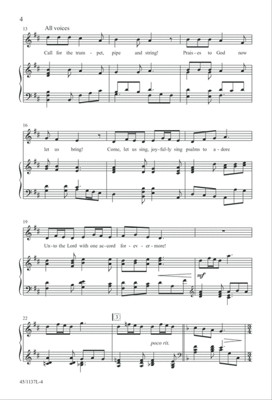 Let the Children Sing! Let the Children Sing! Unison Choir scores gallery preview page 5