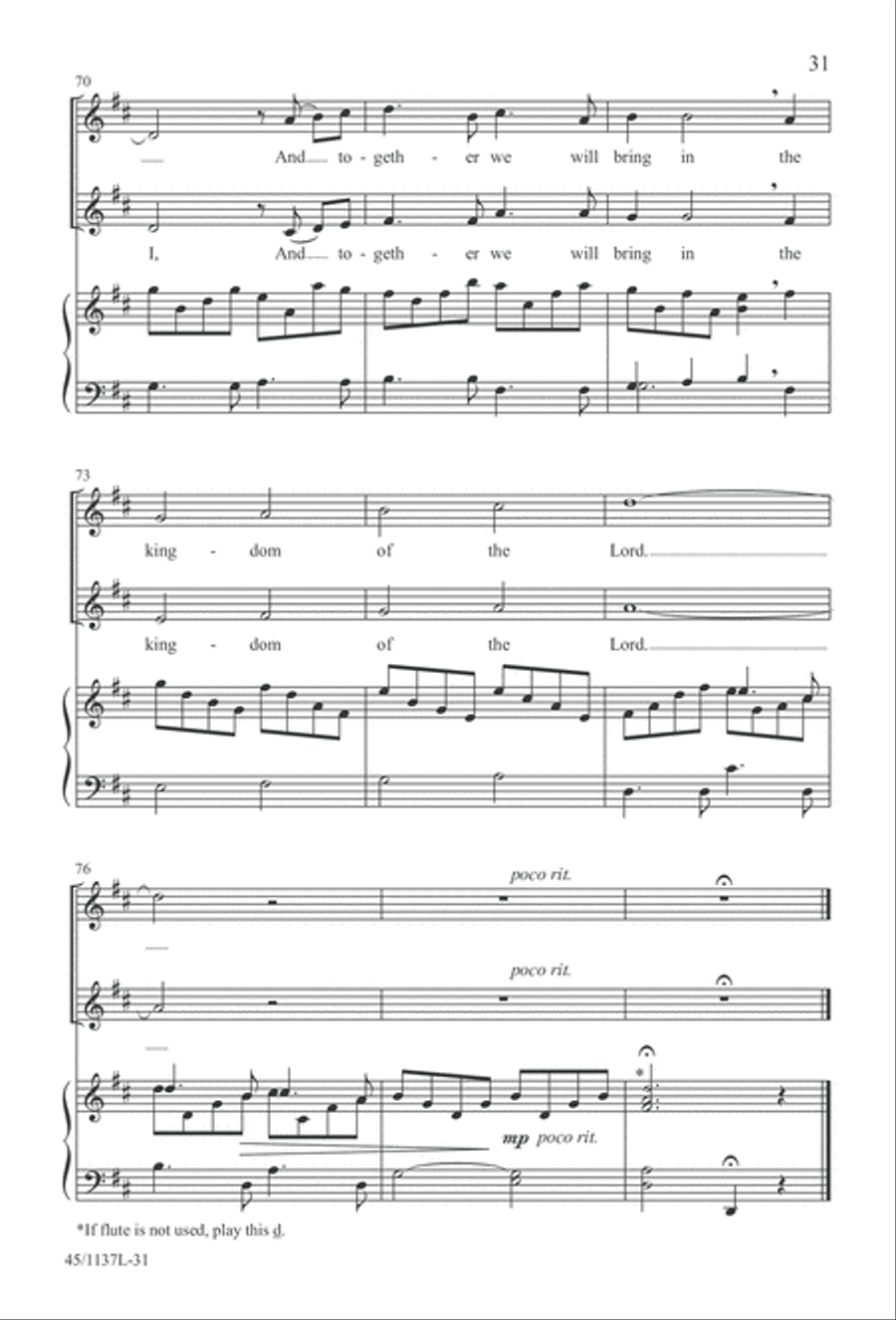 Let the Children Sing! Let the Children Sing! Unison Choir scores gallery preview page 32