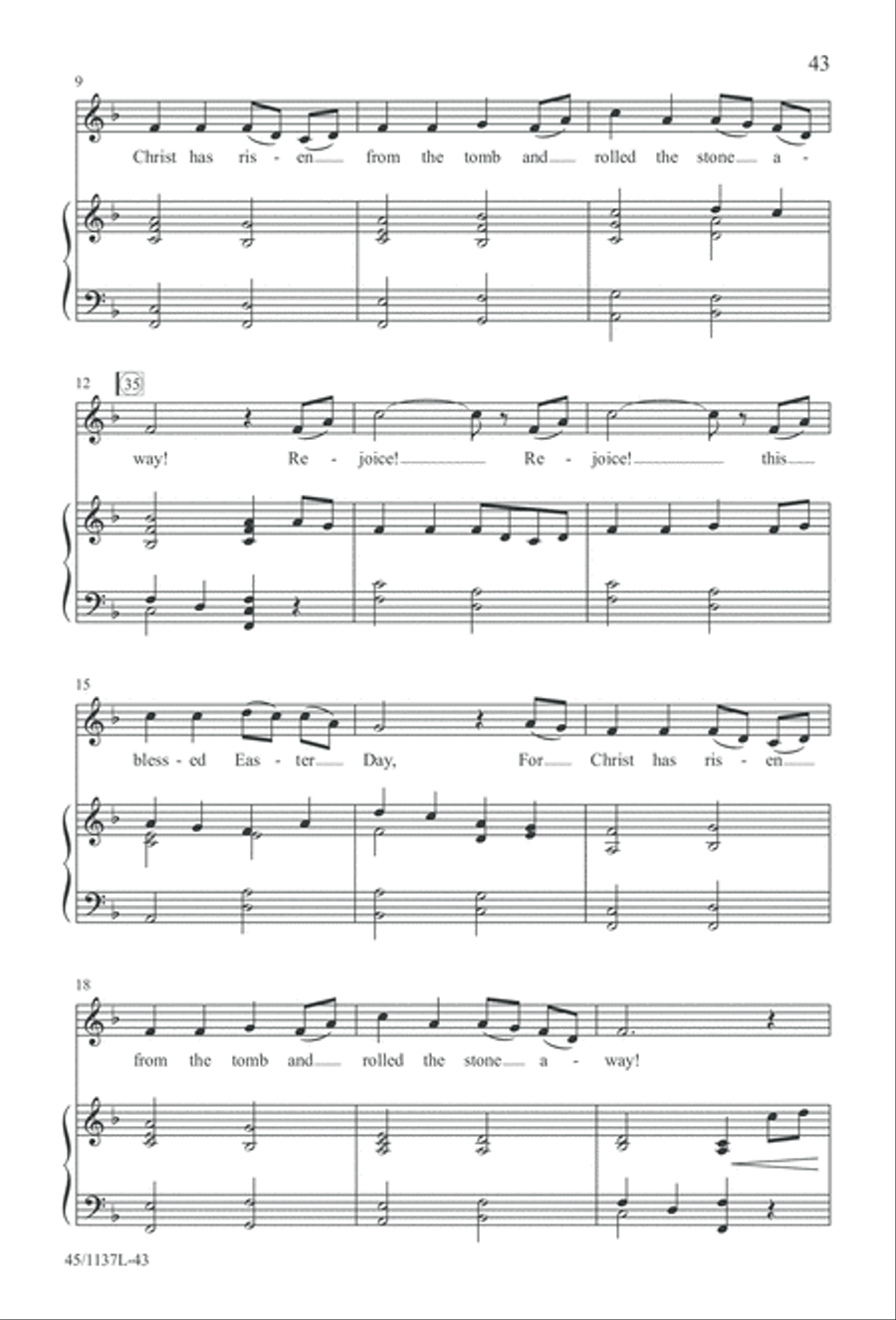 Let the Children Sing! Let the Children Sing! Unison Choir scores gallery preview page 44