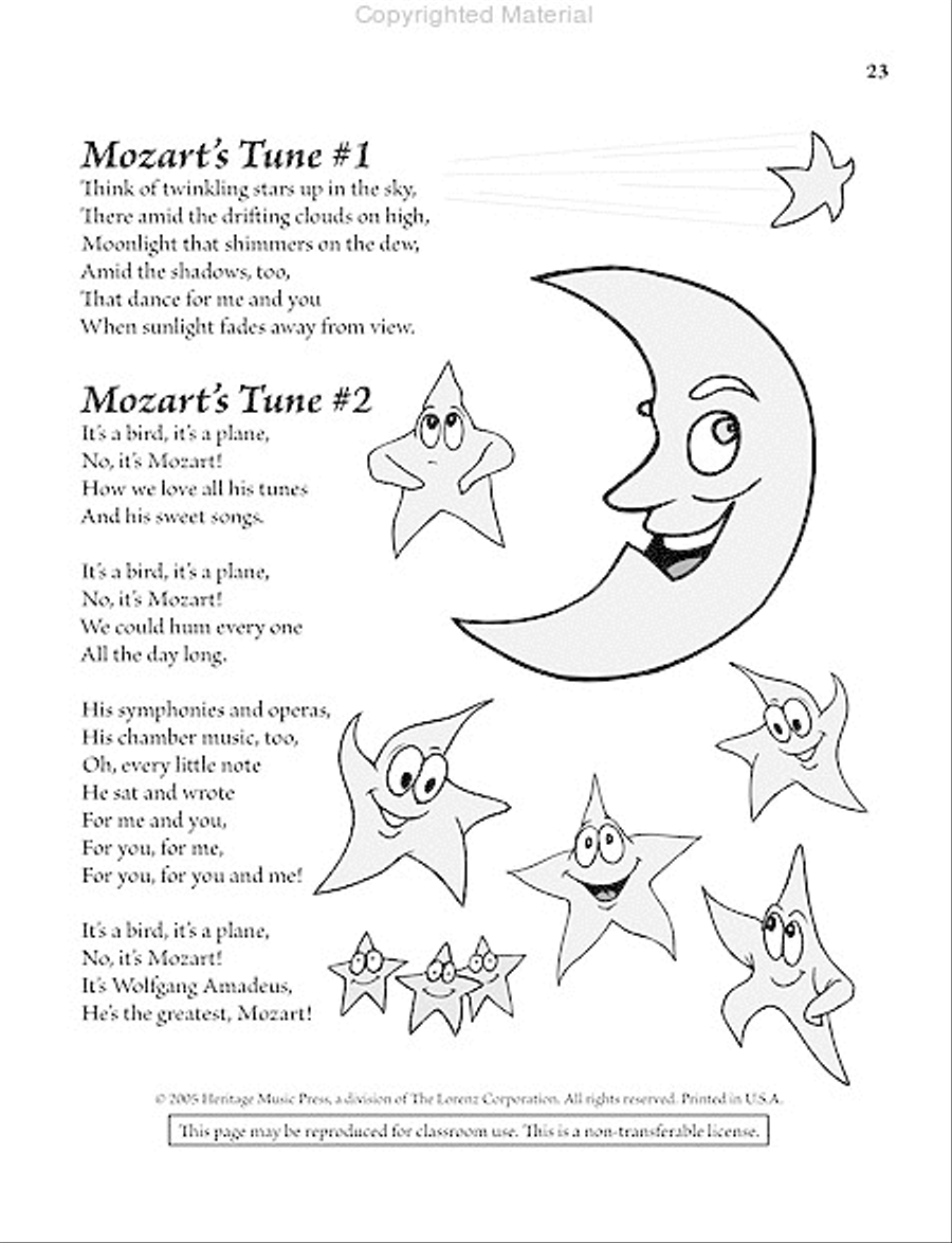 The Amazing Melody-Making Musical Time Travelers Unison Choir scores gallery preview page 4