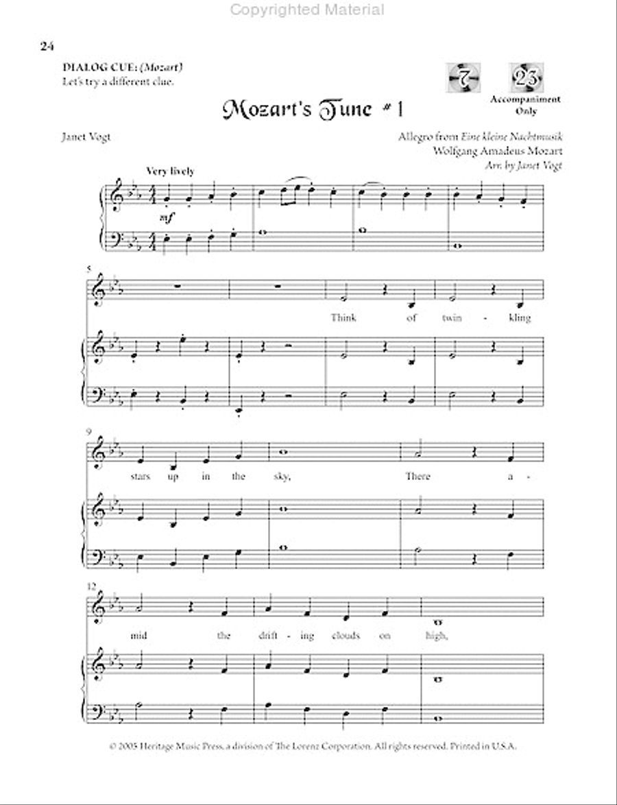The Amazing Melody-Making Musical Time Travelers Unison Choir scores gallery preview page 5