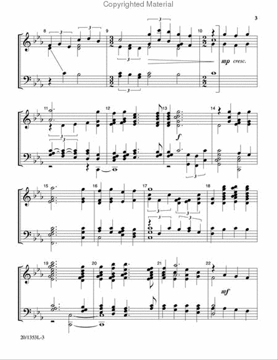 Finlandia - Handbell Part 5-Octaves scores gallery preview page 3