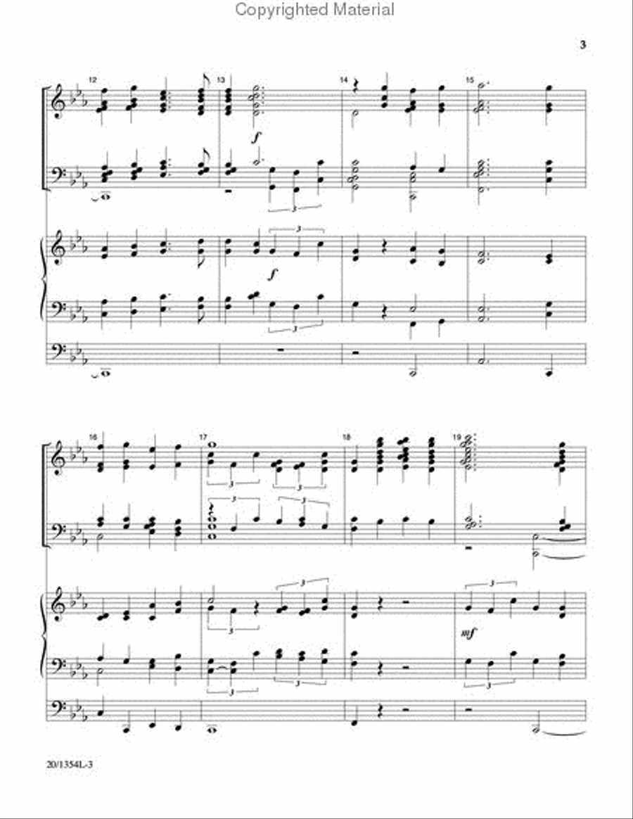 Finlandia - Handbell/Organ Score 5-Octaves scores gallery preview page 4