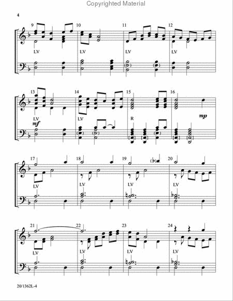 O Come, O Come, Emmanuel 5-Octaves scores gallery preview page 3