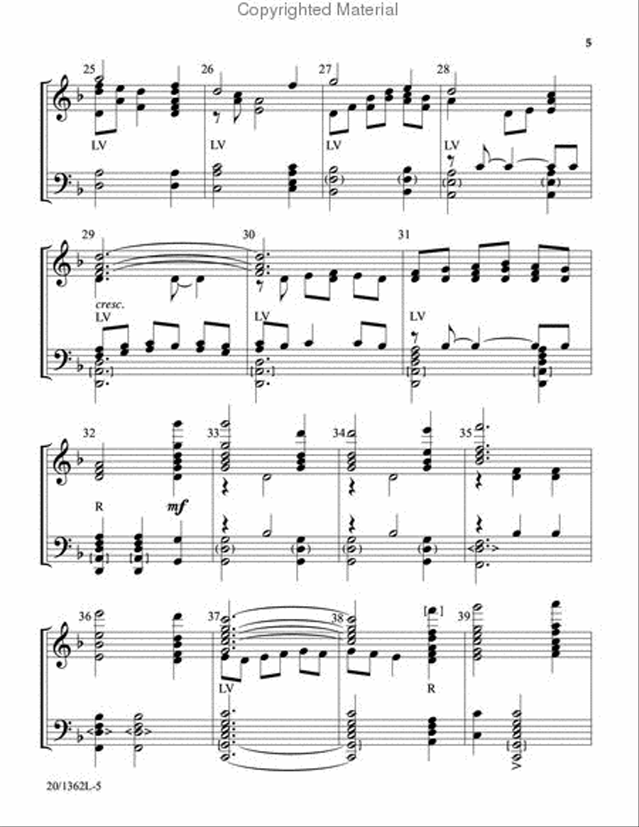 O Come, O Come, Emmanuel 5-Octaves scores gallery preview page 4