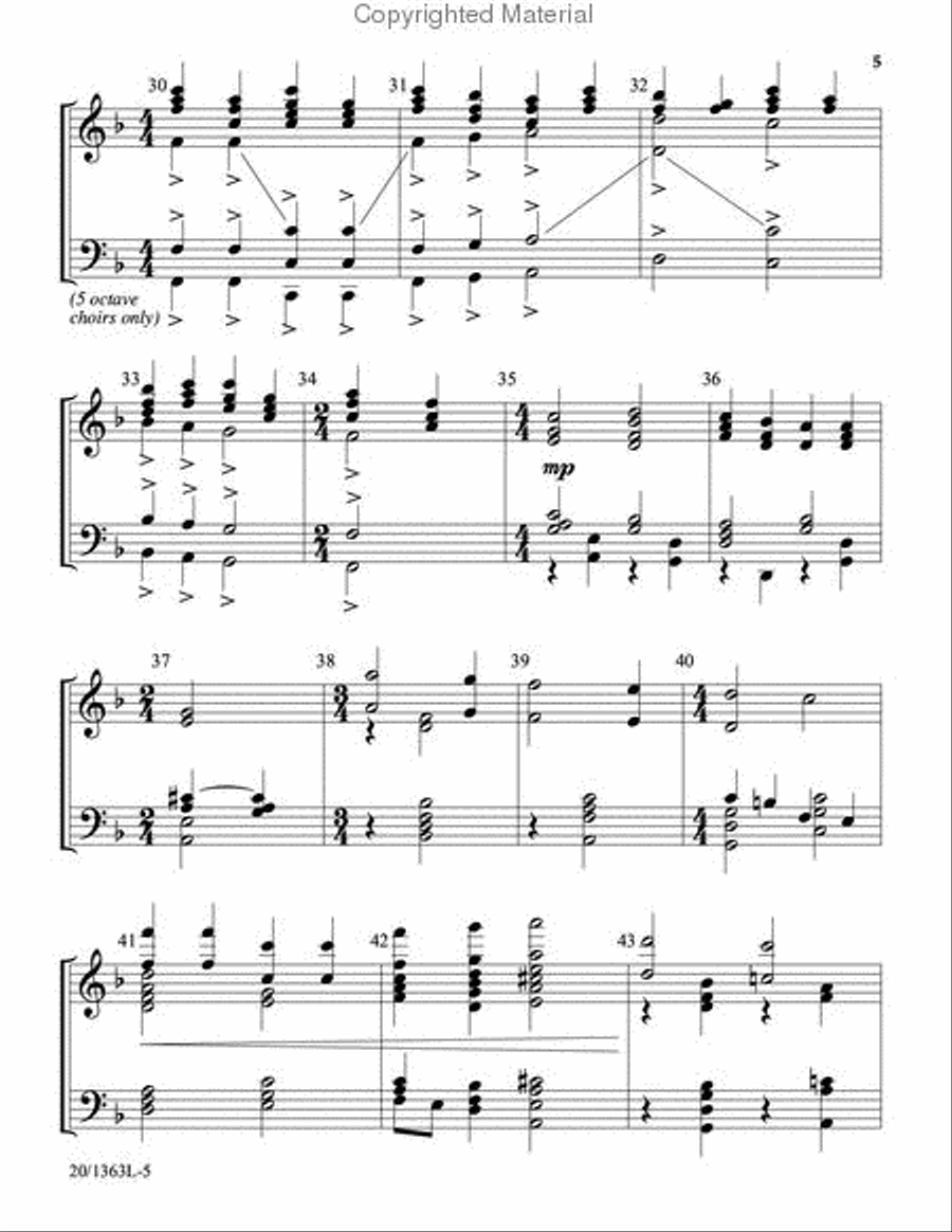 Sing and Rejoice! 5-Octaves scores gallery preview page 5