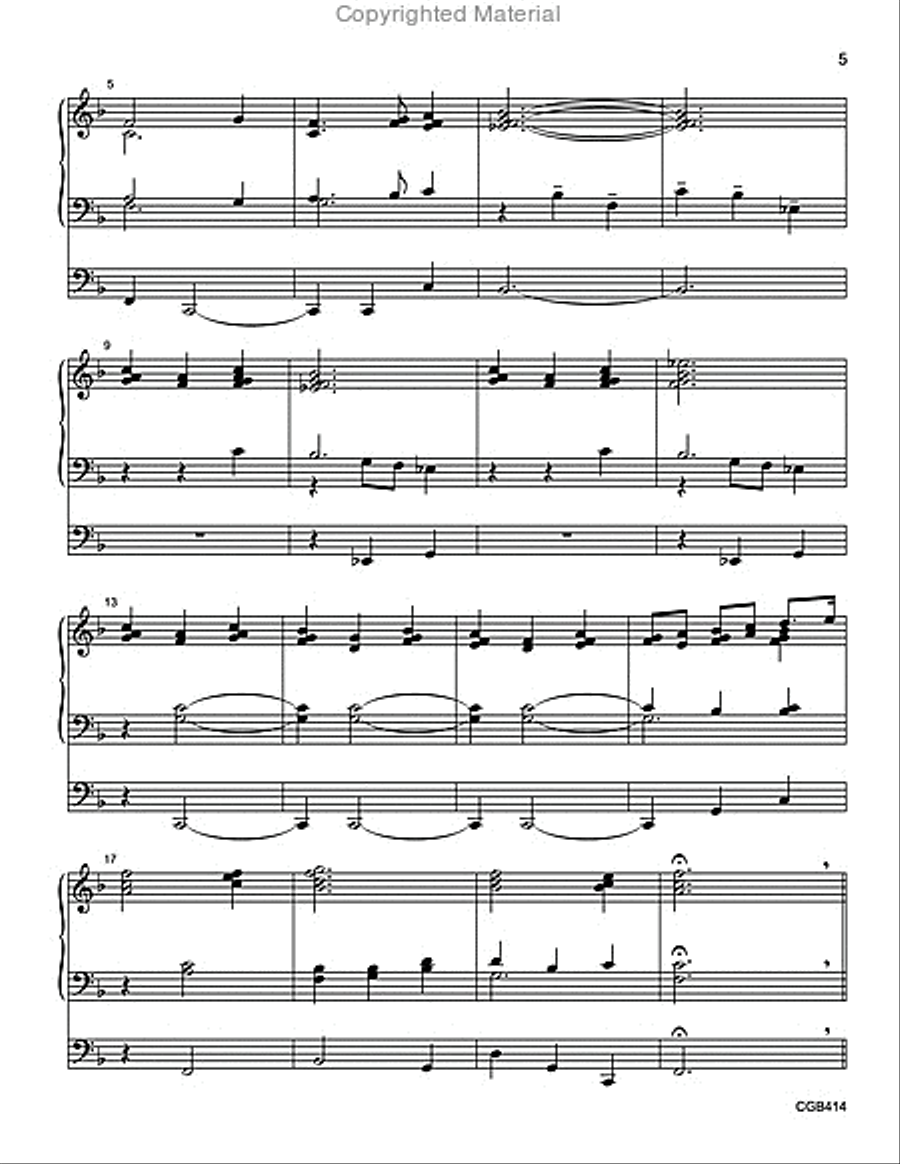 Alleluia! Sing to Jesus! - Organ Score 6-Octaves scores gallery preview page 3