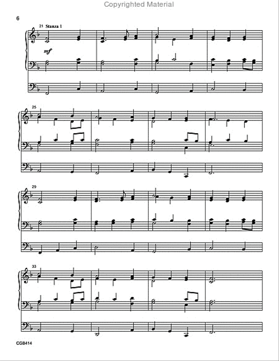 Alleluia! Sing to Jesus! - Organ Score 6-Octaves scores gallery preview page 4