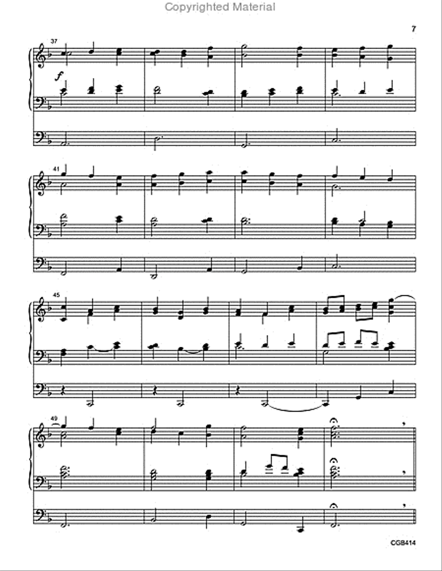 Alleluia! Sing to Jesus! - Organ Score 6-Octaves scores gallery preview page 5