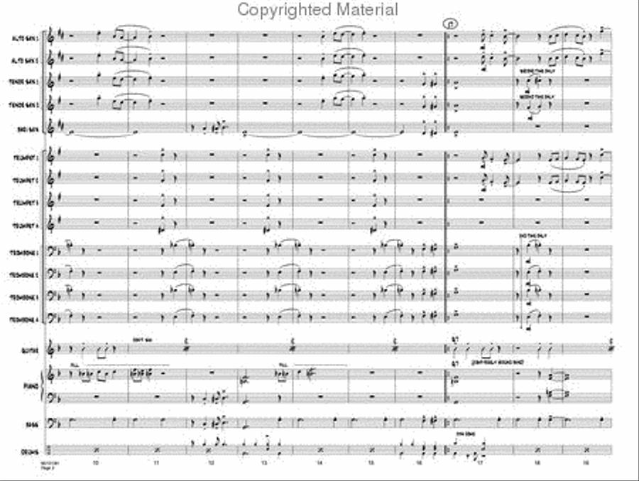 Beulah Witch - Score Beulah Witch - Score Jazz Ensemble scores gallery preview page 3