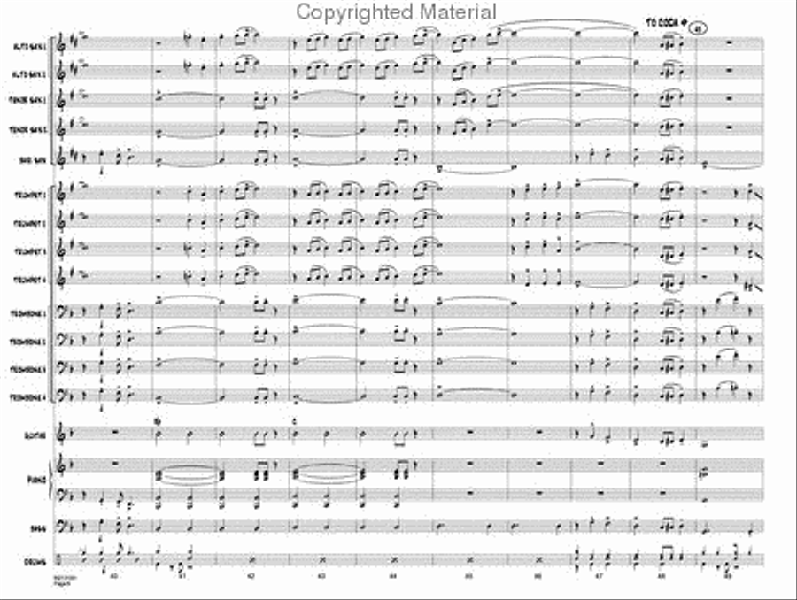 Beulah Witch - Score Beulah Witch - Score Jazz Ensemble scores gallery preview page 6