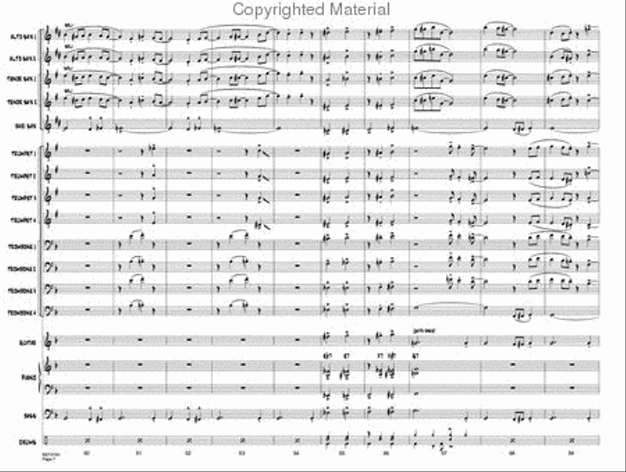 Beulah Witch - Score Beulah Witch - Score Jazz Ensemble scores gallery preview page 7