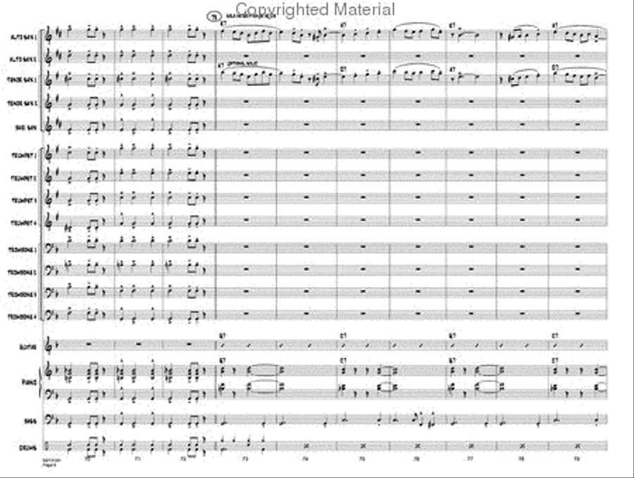 Beulah Witch - Score Beulah Witch - Score Jazz Ensemble scores gallery preview page 9