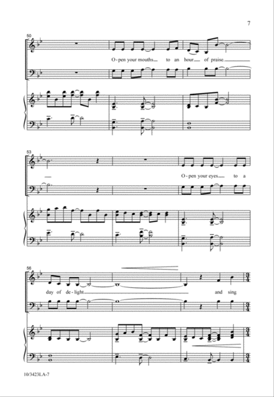 Gloria Gloria 4-Part scores gallery preview page 8