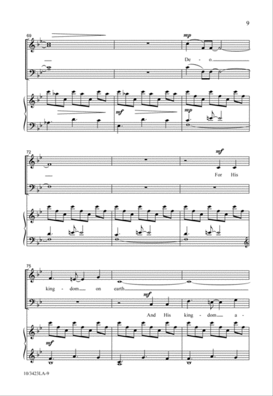 Gloria Gloria 4-Part scores gallery preview page 10