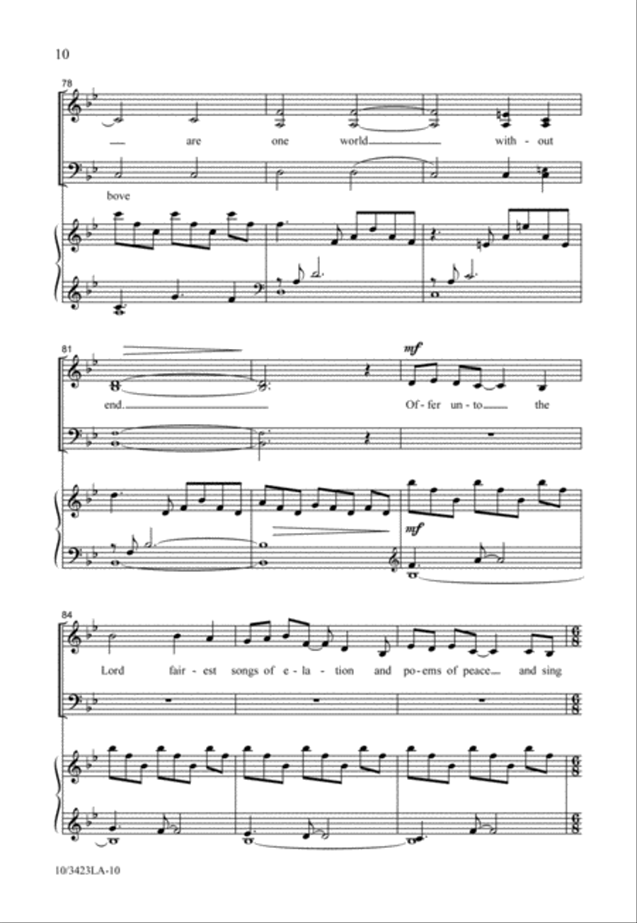 Gloria Gloria 4-Part scores gallery preview page 11