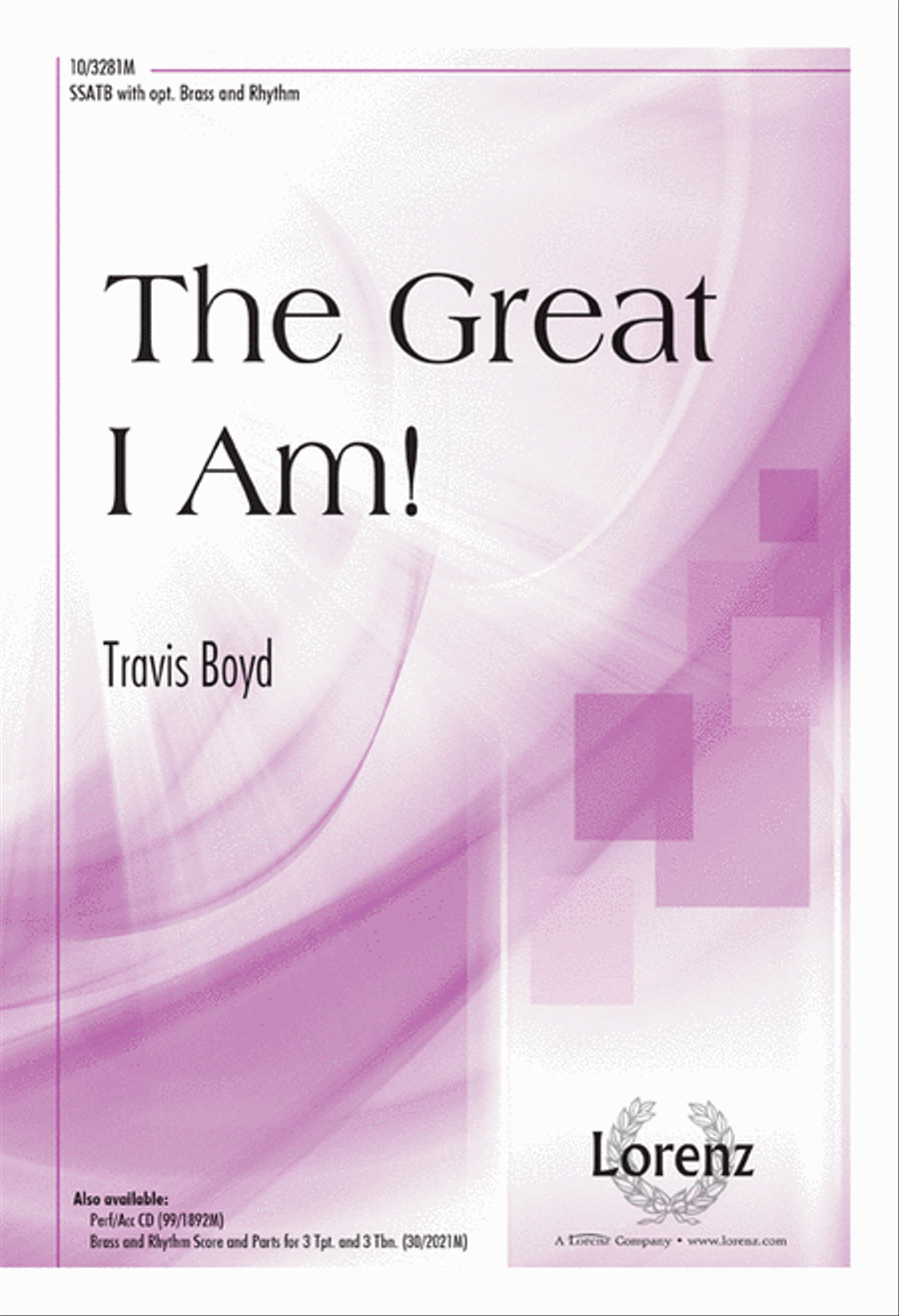 The Great I AM! SSATB scores gallery preview page 1