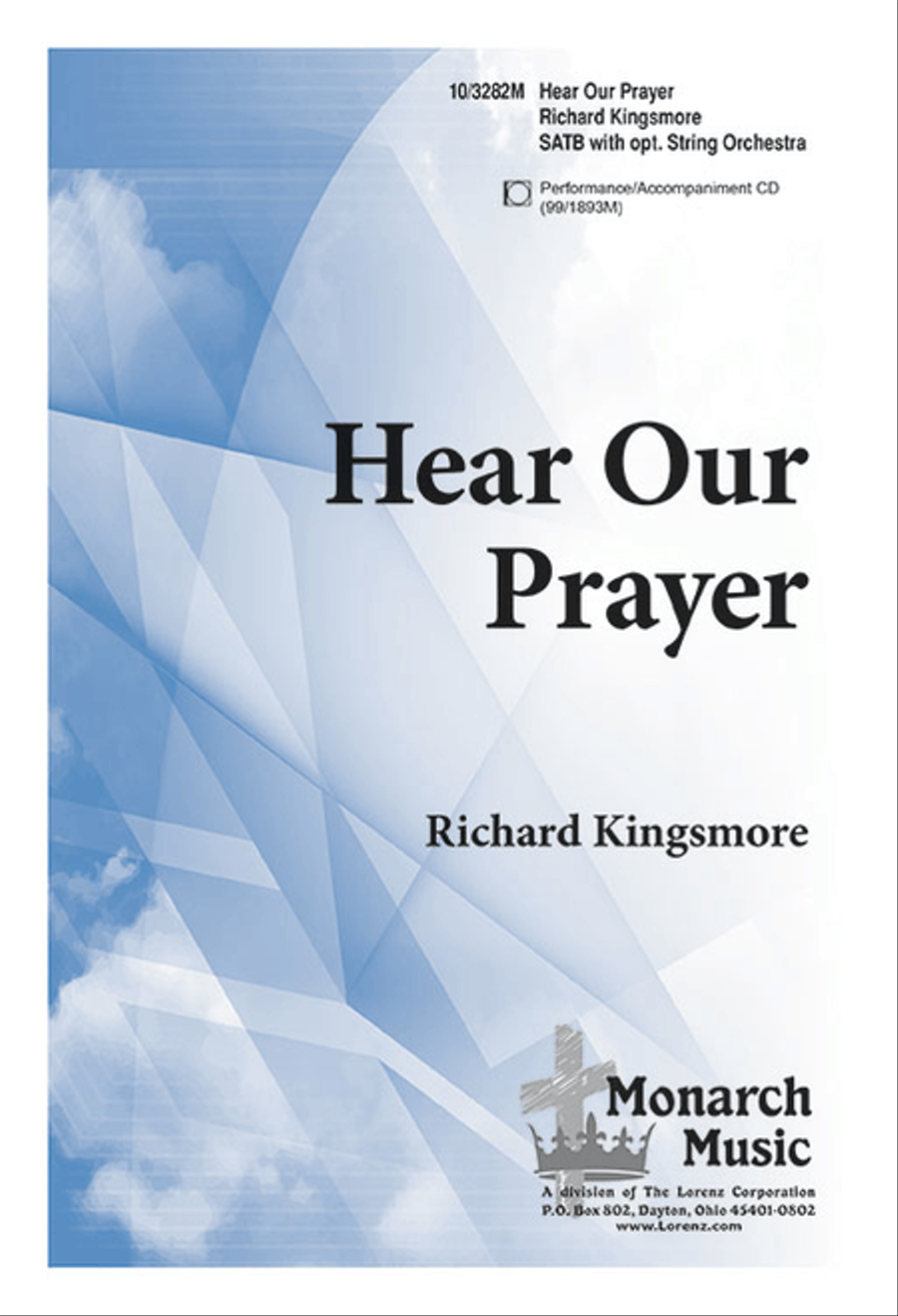 Hear Our Prayer 4-Part scores gallery preview page 1