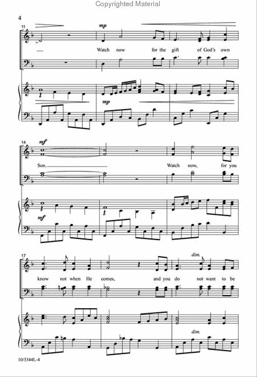 Watch Now 4-Part scores gallery preview page 3