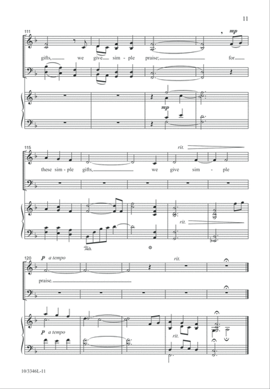 Simple Praise Simple Praise 4-Part scores gallery preview page 12