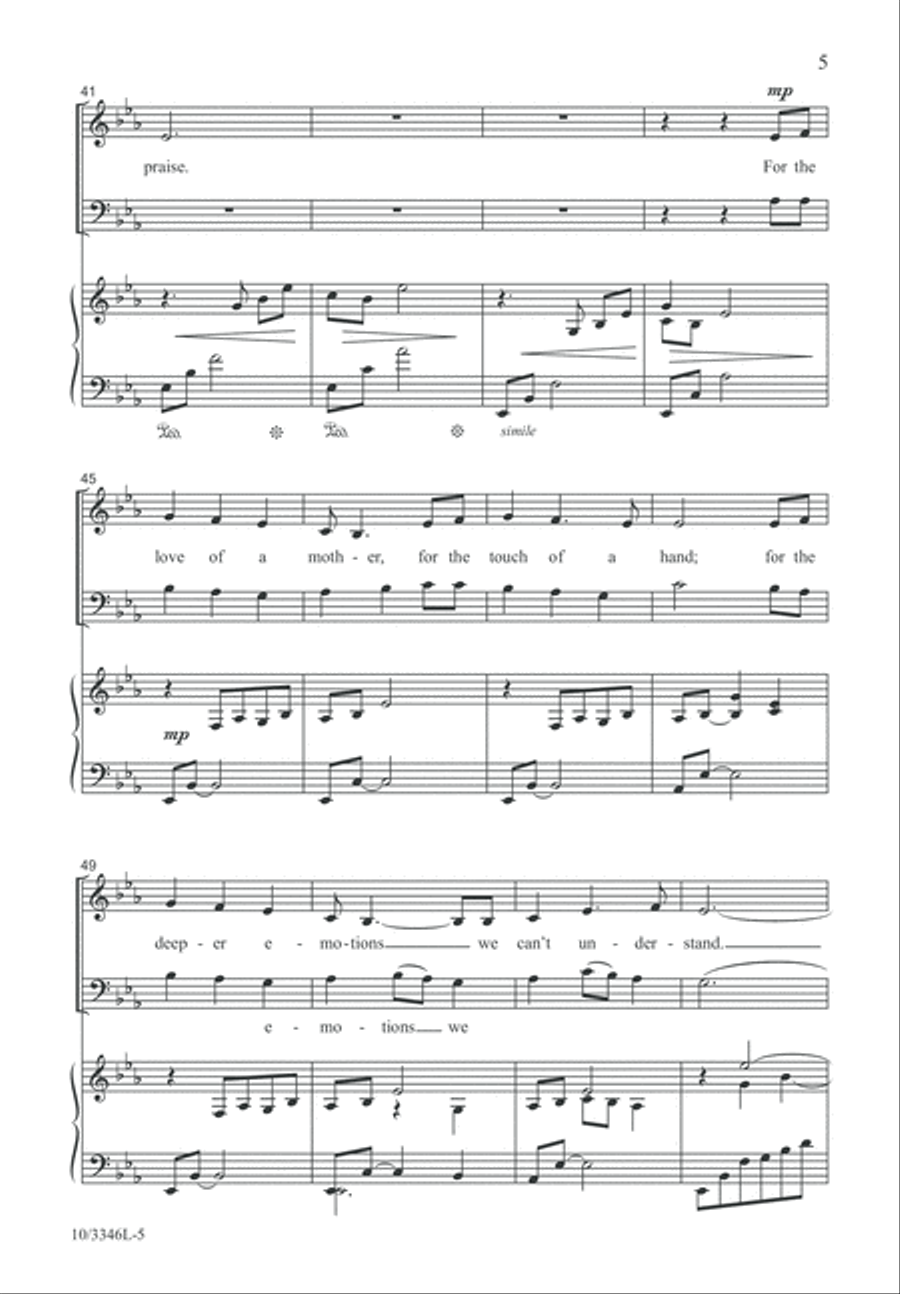 Simple Praise Simple Praise 4-Part scores gallery preview page 6