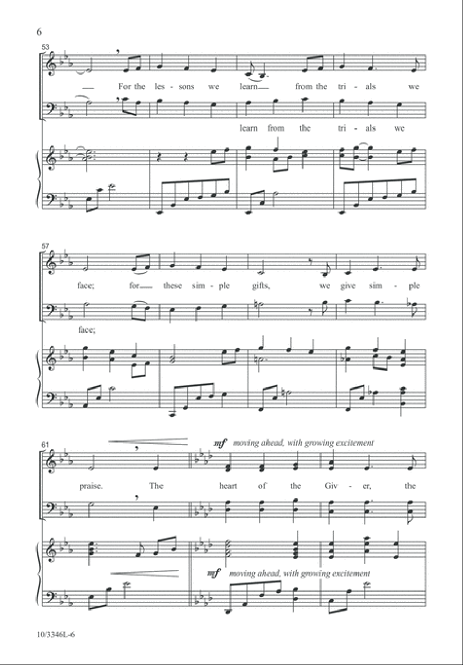 Simple Praise Simple Praise 4-Part scores gallery preview page 7