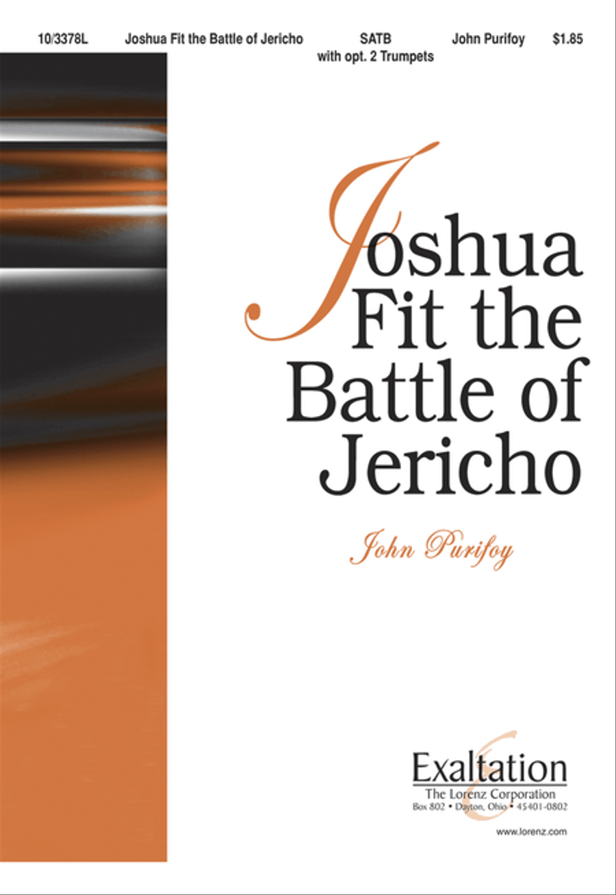 Joshua Fit the Battle of Jericho 4-Part scores gallery preview page 1