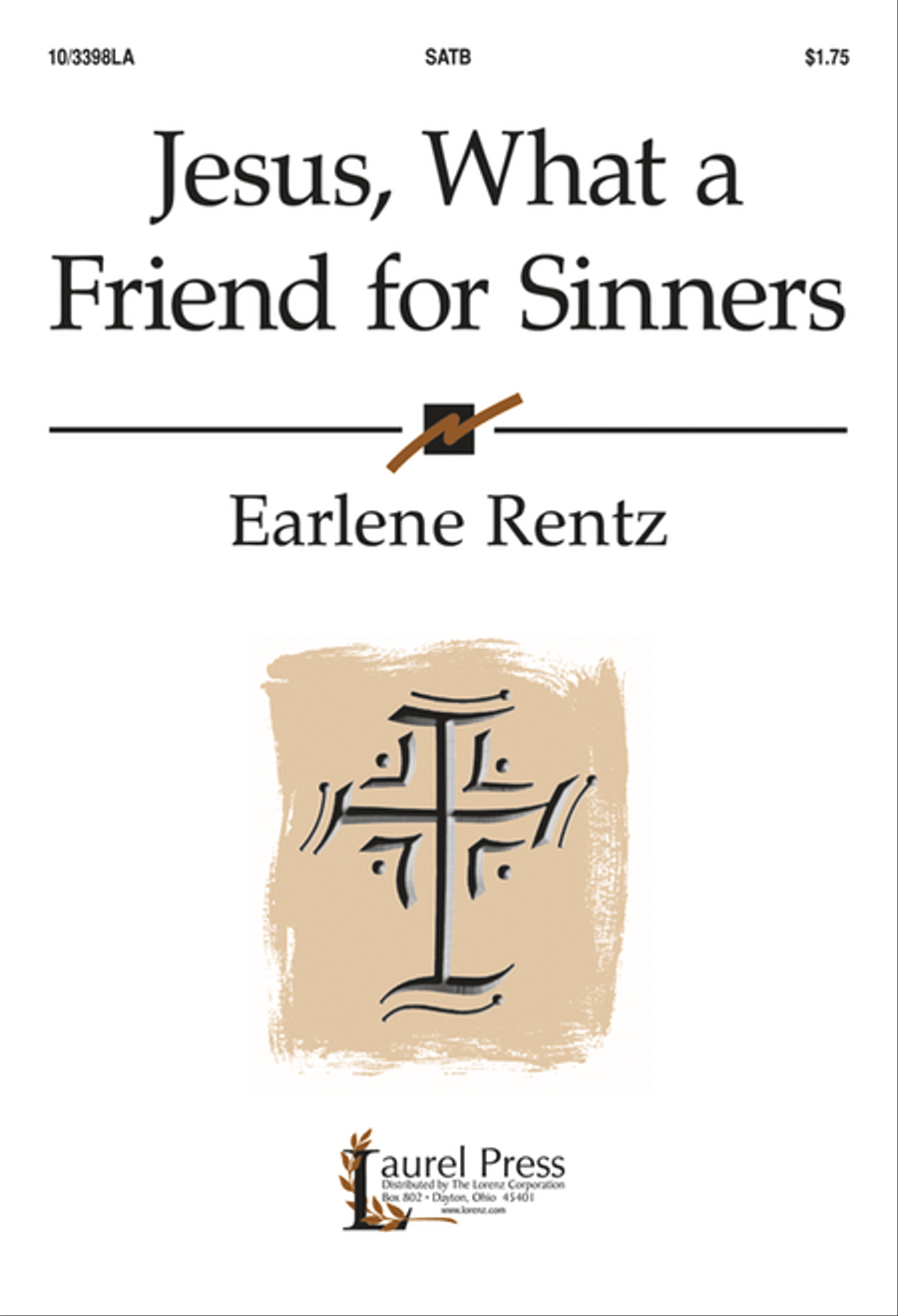 Jesus, What a Friend for Sinners 4-Part scores gallery preview page 1