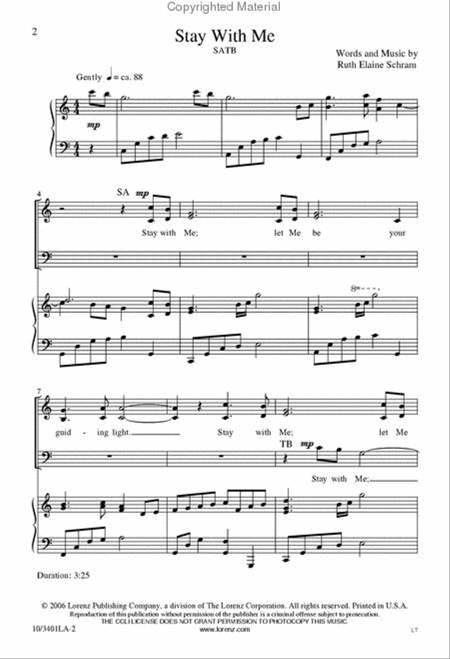 Stay With Me 4-Part scores gallery preview page 2
