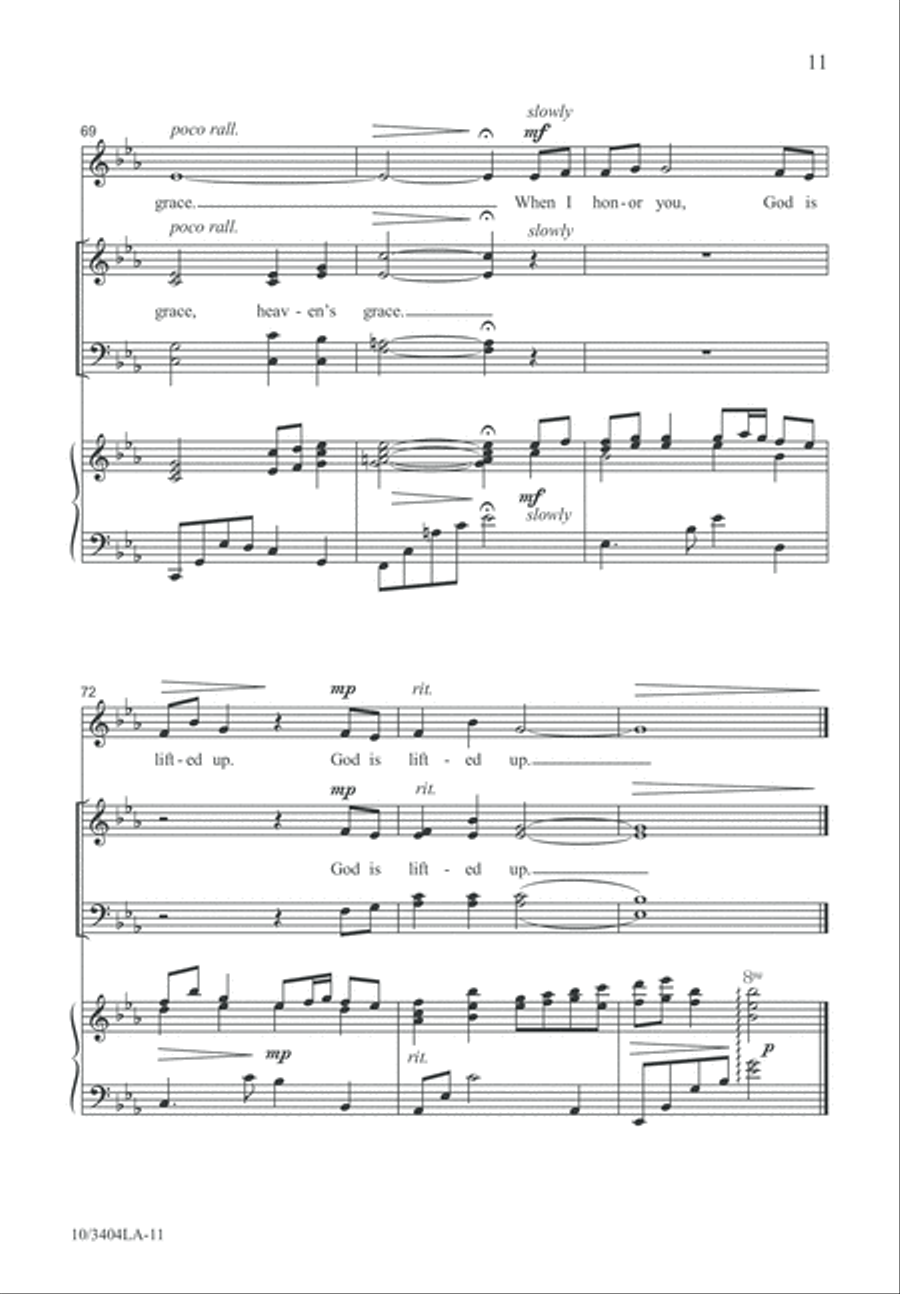 When I Honor You When I Honor You 4-Part scores gallery preview page 12