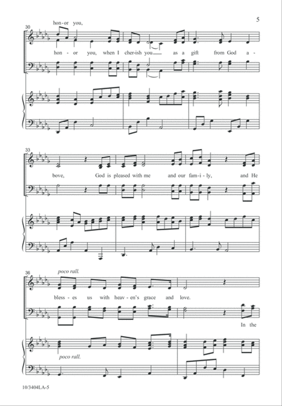 When I Honor You When I Honor You 4-Part scores gallery preview page 6