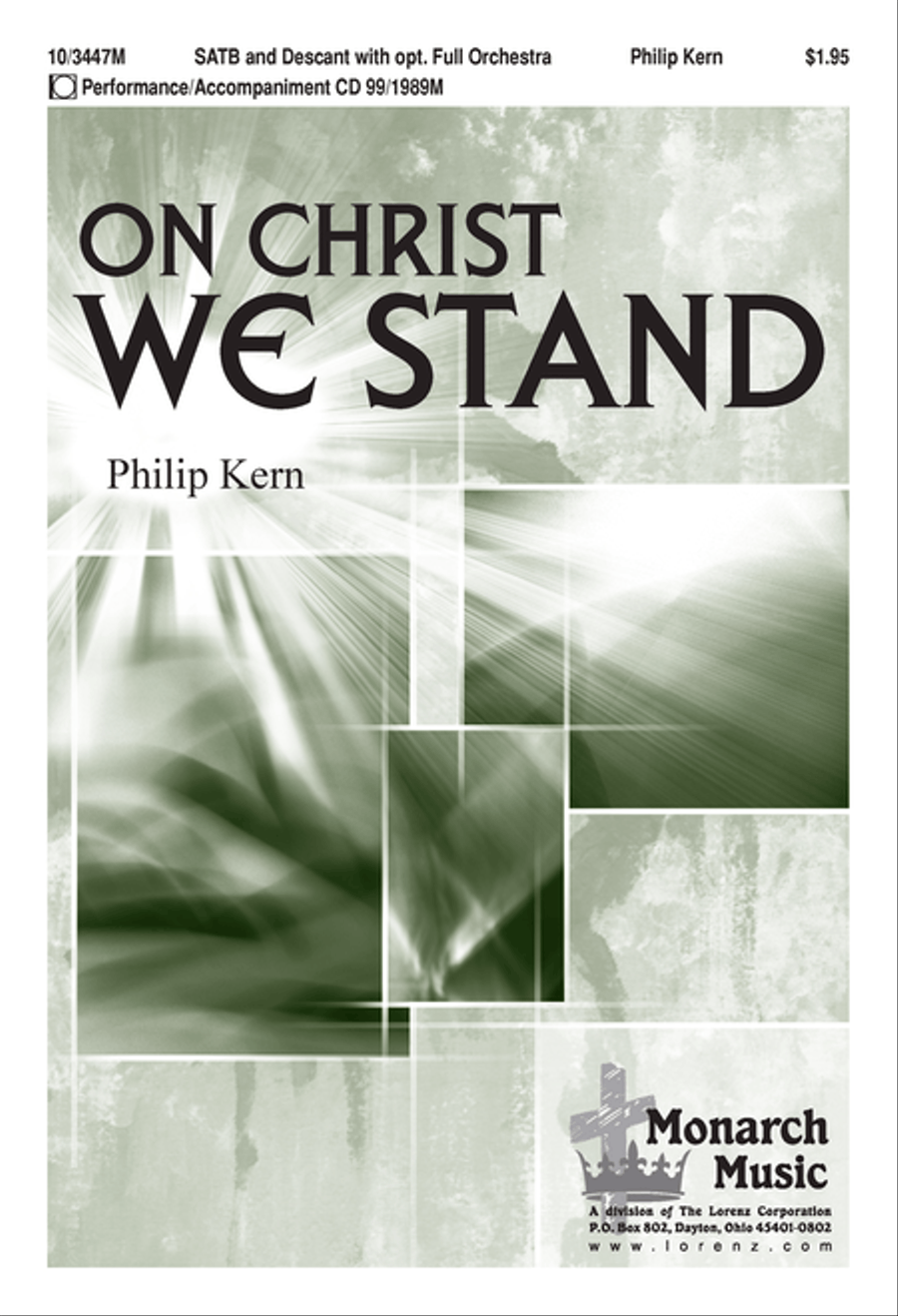 On Christ We Stand 4-Part scores gallery preview page 1